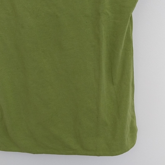 Merona tee shirt t shirt stretchy olive army green - Picture 6 of 7